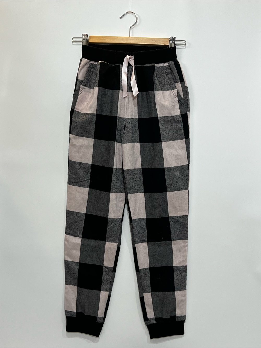 Tucker + Tate Black & Gray Buffalo Plaid Pajama Joggers